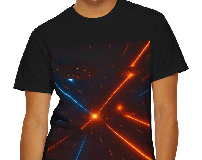 Cosmic Journey T-shirt | Unisex Space Graphic Tee, Galaxy Shirt, Astronomy Gift, Sci-Fi Fan Apparel, Outer Space Top