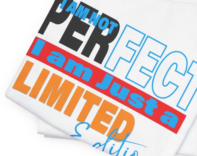 I am not Perfect Limited Edition Gym Boxing t-shirt | Prints on t shirts ideas for friends tight-fitting casual T-shirt | Colorful Exercise