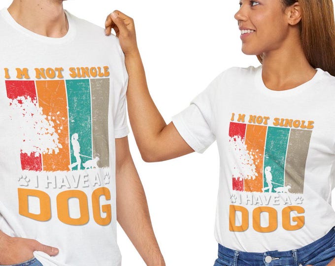 Dog Lover Unisex Tee | Funny I Have a Dog T-Shirt | Custom Vintage Gift Shirt | Pet Owner Tee, Funny Graphic Tee, Cute Dog Shirt, Animal