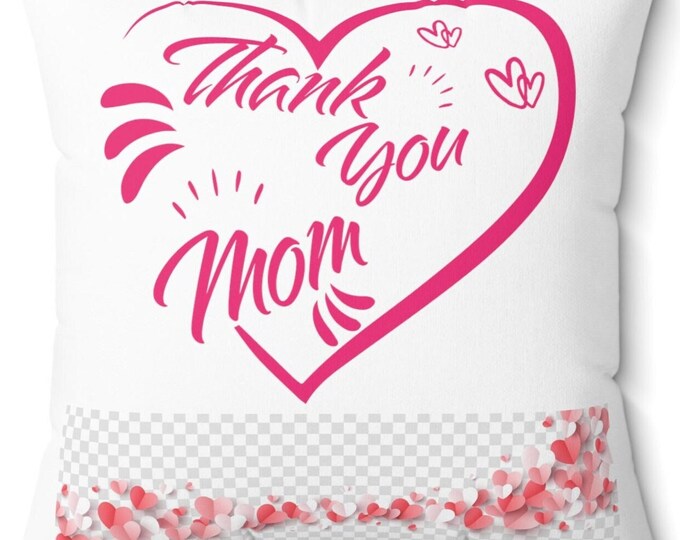 Check out our Pillow I love you mom Customized Spun Polyester Square Pillow for Mothers gifts.