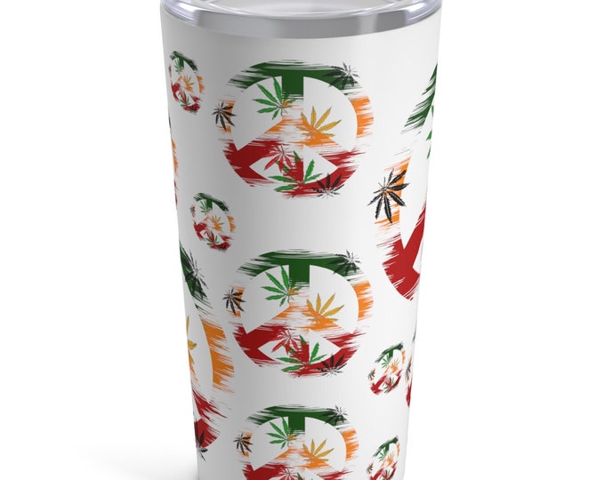 Peace sign Tumbler Design 20oz | Meditation and Mindful Sips | Stay Hydrated Tumbler