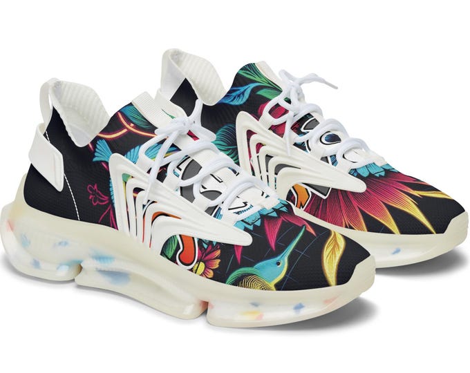 Custom Mesh Sneakers for Women | Personalized Women's Shoes with Mesh, Women's Footwear, Trendy Sneakers, Stylish Women's Sneakers, Fashion