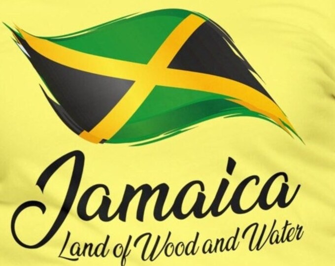 Custom tshirt Iconic Jamaica Map tshirt | Unique Gift | Land We Love Shirt | Skinny Fit Tee