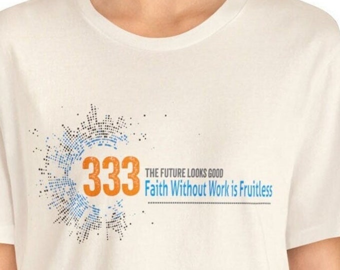 Celestial Angel Number 333 Graphic Tee - Spiritual Inspirational Shirt