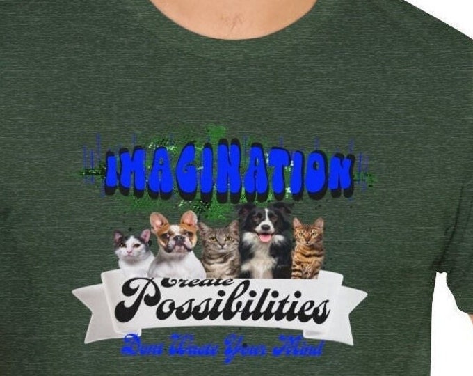 Imagination T-Shirt Passion Curiosity Creative T-shirt Designs Graphics M23 apparel Imagination quote