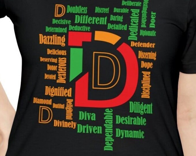 Military Alphabet Inspired Casual Dress T-shirt - Stand Out with Inspirational Words on your t-shirt