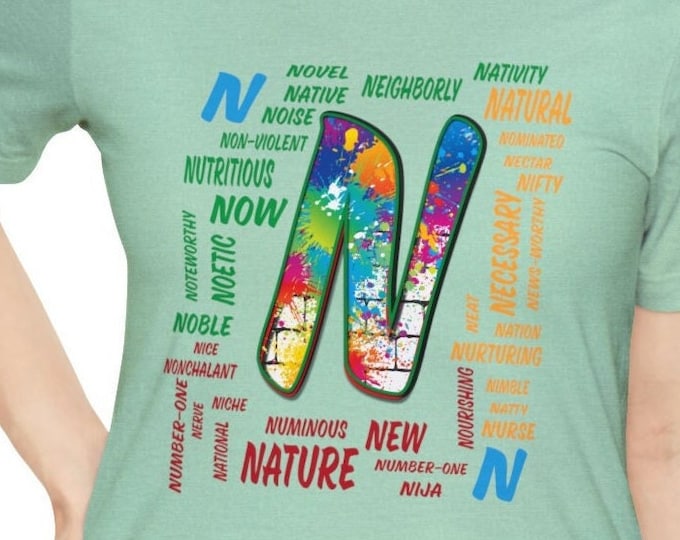 Graphic tshirt | Cozy N Alphabet Tee | Inspiring Word Design tshirt | Urban Street Style Tee