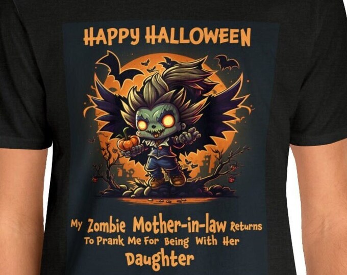 Zombie Mother-in-law shirt | Mother-in-law Prank | Happy Halloween Party m23teeshirts | Gift for Husband