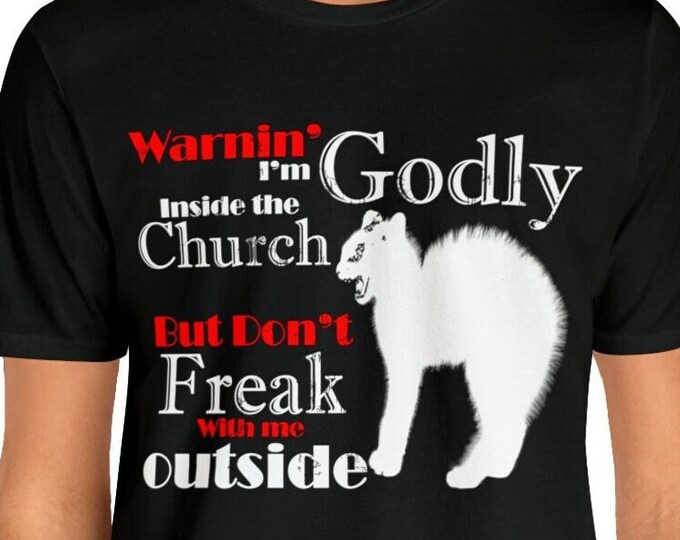 Christian Deacon Top | Meow-velous Cat Lover T-shirt for Church Goers
