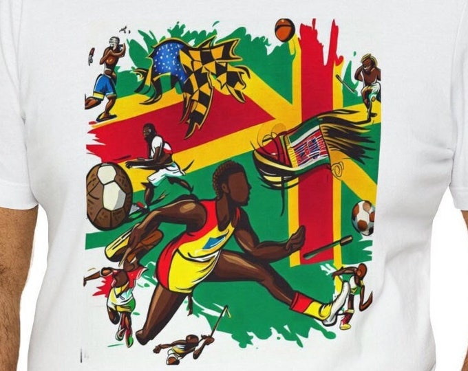 Jamaica Sports World T-shirt | Africa Sports World | Sports Competitors | Championships | Pet Shirt Pattern