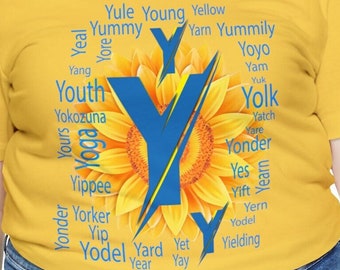 Y Lettering T-shirt | Alphabet design shirts | phonetic alphabet military alphabet | graphic tshirt dress,