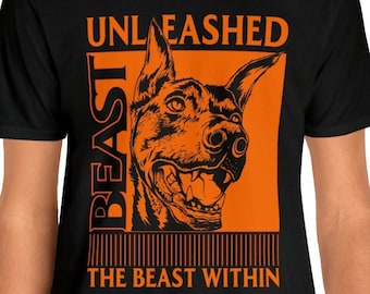 Unleash the Beast Within Graphic Tee for Men and Women Muscle Car Lover Gift