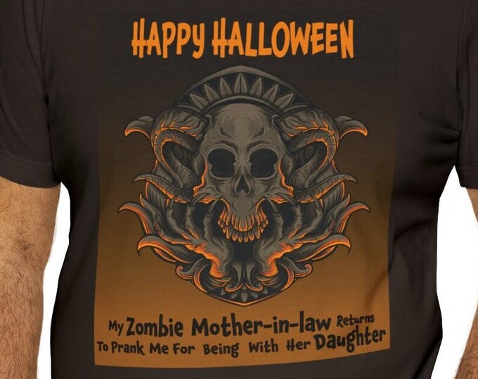 Mother-in-law Returns T-shirt | Halloween Prank | Halloween Zombie | T-shirt design Mother of the Groom