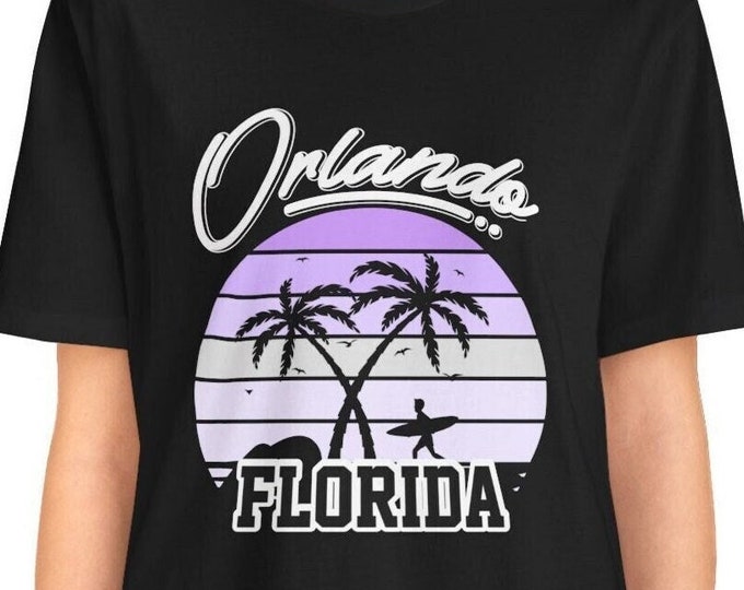 Orlando Florida Sun, Sand, and Smiles Vacation tshirt - Comfy T-shirst for Orlando Travel Enthusiasts