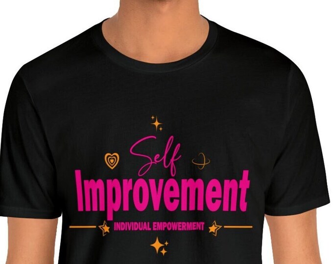 Motivational t shirt Self Improvement Positive Vibes | Trendy Eye Catching colors Sarcastic T-shirt