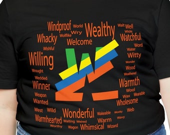 W Alphabet tees | Phonetic Alphabet Military Customized Designer | Graphic tee Dress T-shirt Design