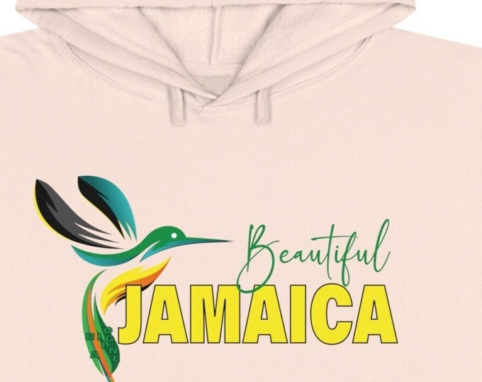 Beautiful Jamaica Crop top hoodie | Oversize Men Dress Shirt Big Women Unique hoodie| Unisex Slim fit Jersey