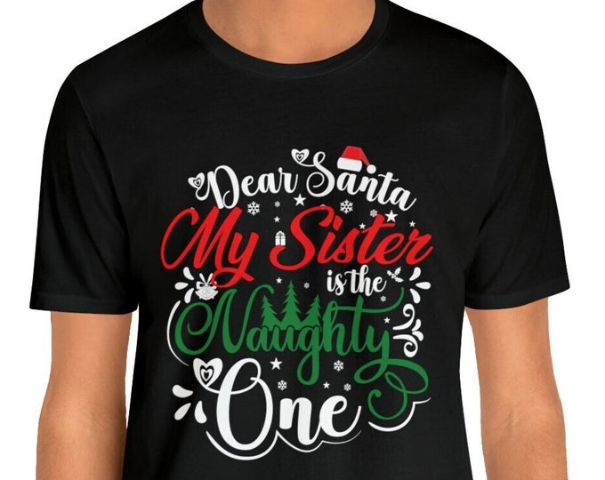 Dear Santa T-shirt | Funny T shirts Apparel | Christmas t-shirts | Oversize Graphic tees for women | Loose fit Graphic