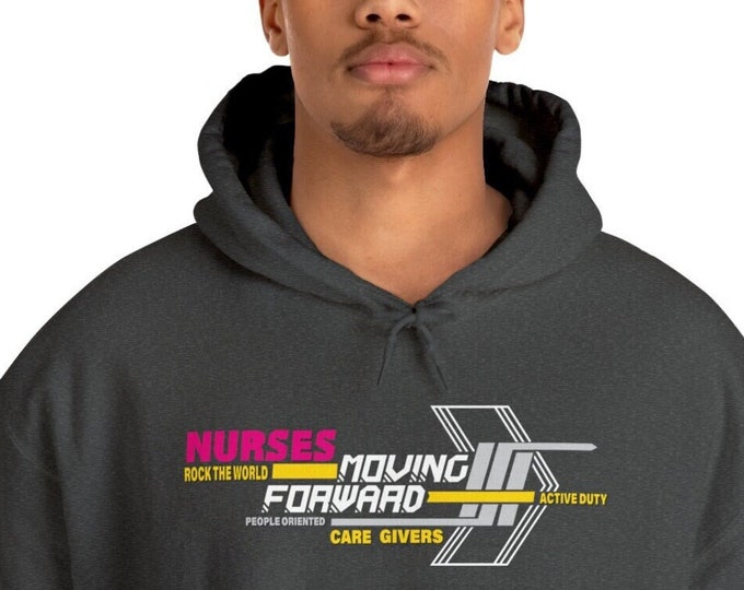 Nurses Rock Hoodie - Positive Motivation Sweatshirt for Nursing Professionals
