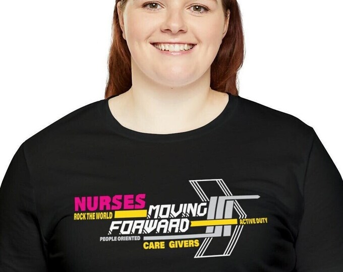 T-shirt Nurses Rock the World | Inspirational tee Motivational t shirt for men and women Trendy Positive Vibes Shirt
