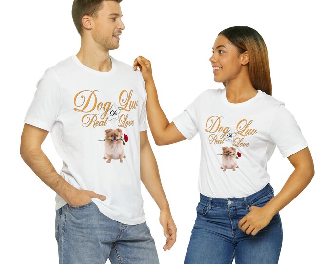 Cat Love vs. Dog Love T-shirt - Funny Graphic Tee - Personalized T-shirt Gift - dog love is real love