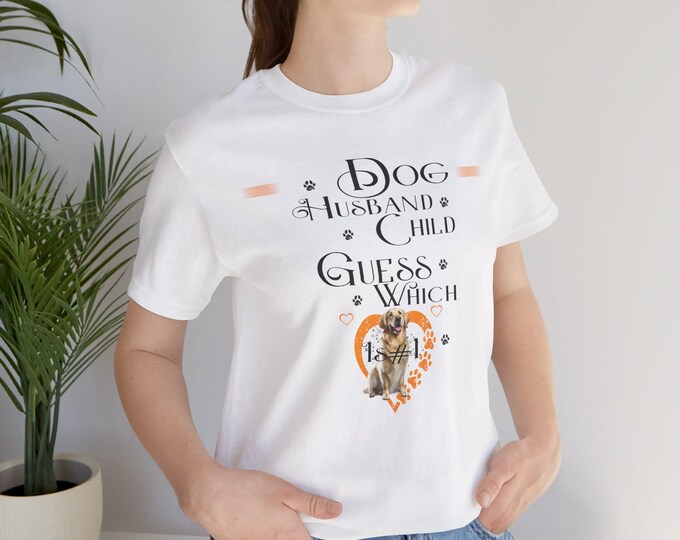 Dog Lover Unisex Tee, Cat Lovers Shirt, Survivor Gift T-shirt - M23, Custom Print, Unisex Jersey Short Sleeve Tee