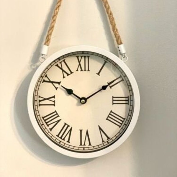 Rope Clock Etsy