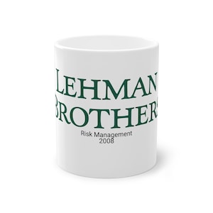 Lehman Brothers Risk Management 2008 Cup Mug Mug 0.33l