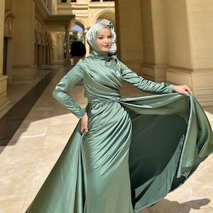 Evening dress muslimah sales