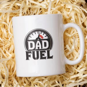 Taza de Combustible para Papá - Divertida Taza de Café para Papá - Regalo del Día del Padre para Él - Alto Octanaje, Taza del Día del Padre, Regalo de Cumpleaños para Papá, Regalo para Papá, Café