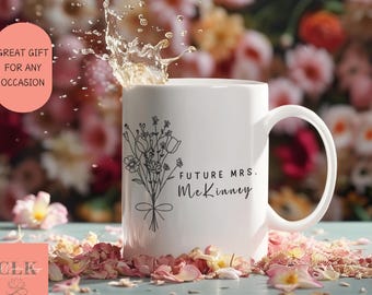 Personalized Future Mrs. Mug: Bridal Shower Gift for Bride to Be
