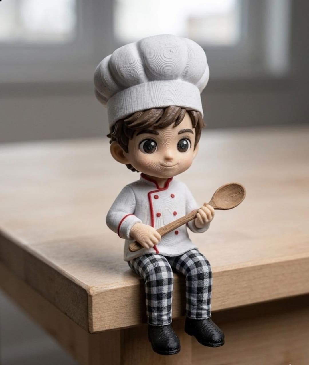 Chef Boy STL, Sitting Edge Decor, Kitchen Decor, Cooking Gift, 3D Print ...