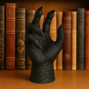 3D Printable Dragon Claw Hand STL – Gothic Fantasy Decor (Digital Download)
