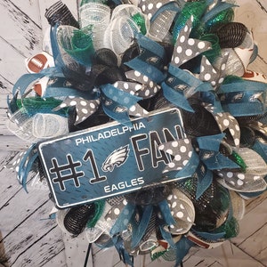 Philadelphia Eagles Wreath football wreath Sport wreath Fall Wreath seasonal Wreath Philadelphia