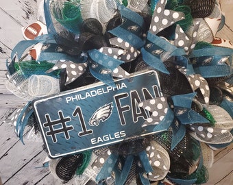Philadelphia Eagles Wreath football wreath Sport wreath Fall Wreath seasonal Wreath Philadelphia