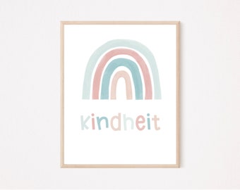 Affirmations POSTER Nursery, Classroom Decor, Printable, Playroom Decor, Learning Poster, Learning Poster, Visual Learning Kids