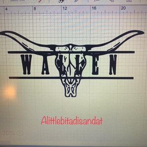 Morgan Wallen &#39;horns&#39; SVG file!!
