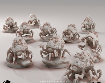 Deep Hive - Resin Alien Hives Spike Shooter Bugs: 32mm Grimdark Wargame Minis
