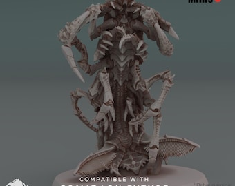 Deep Hive - Great Leviathan | 28mm 32mm Alien Hives Proxies for Grimdark and Sci-Fi Wargames | Oshouna Minis for OPR