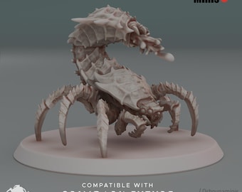 Alien Hives Acid Sprayer 2.0: 32mm Grimdark Wargame Proxy