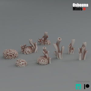 Deep Hive Terrain Miniatures | 28mm 32mm Alien Hives Proxies for Grimdark and Sci-Fi Wargames | Oshouna Minis for OPR