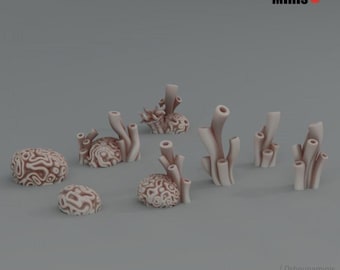 Resin Deep Hive Terrain: 28mm/32mm Sci-Fi Wargame Scenery