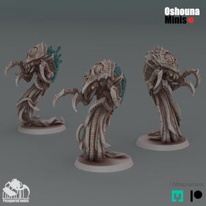 Deep Hive - Mindeater Jellyfish 2.0  | Alien Hives Proxies for Sci-Fi Wargames like OPR & Grimdark - Oshouna Minis | For RPG, TTRPG, and War