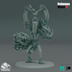 Doomed Empire – Monolith of Judgement Resin Miniature | 28mm 32mm Scale Proxy for Grimdark Sci-Fi Wargames Like OPR by Oshouna Minis