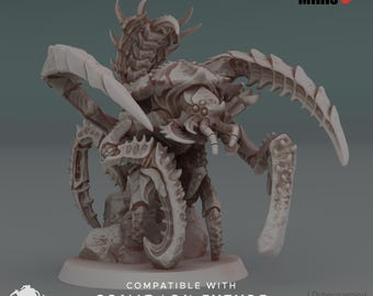 Deep Hive Lobster Alpha Resin Miniature: 28mm/32mm Sci-Fi Wargame Proxy