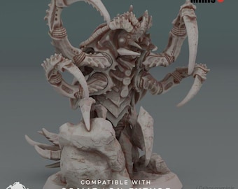 Deep Hive - Deep Sea Lord 2.0 Resin Miniature: 32mm Alien Wargame model