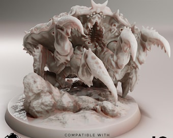 Giant Slasher Crab Miniature: 32mm Alien Hives Proxy by Oshouna Minis