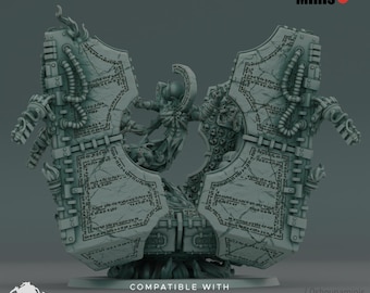 1x Doomed Empire - Floating Temple - ABS-LIKE Resin aliens - do OPR i podobnych gier wojennych
