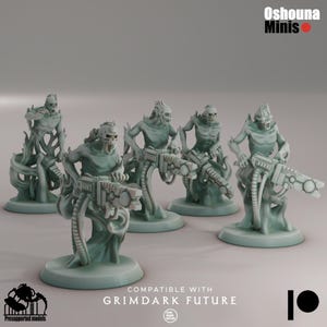 Untergangenes Imperium Lichtkrieger | 32 mm Roboter-Legionen für Grimdark und Sci-Fi Kriegsspiele | Oshouna Minis für OPR