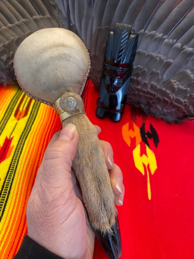 Ceremonial Deer Hoof Rattle Etsy